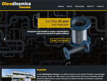 Tablet Screenshot of oleodinamicatoscana.it